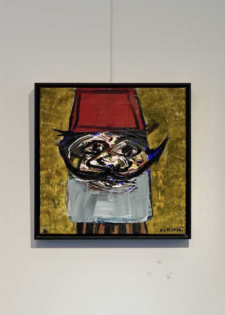 Darwich Touareg No. 26, 2023, Acrylic on Canvas, 50 × 50 cm