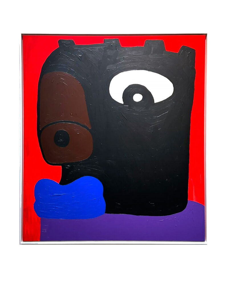 Don't close your eyes to reality, 2022, acrylic on canvas, 177,8 x 152,4 cm