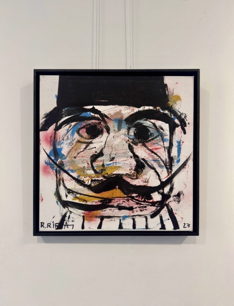 Darwich Graffiti, 2023, Acrylic on Canvas, 50 x 50 cm