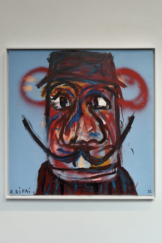 Darwich Abou El Chabad, 2022, Acrylic on Canvas, 100 x 100 cm