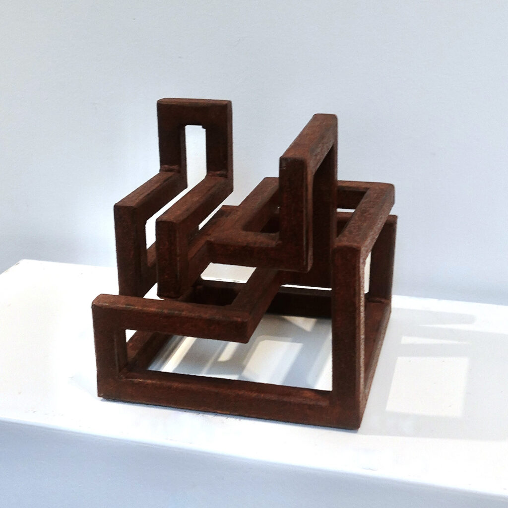 Box 25, 2025, corten steel, 25 x 25 x 25 cm