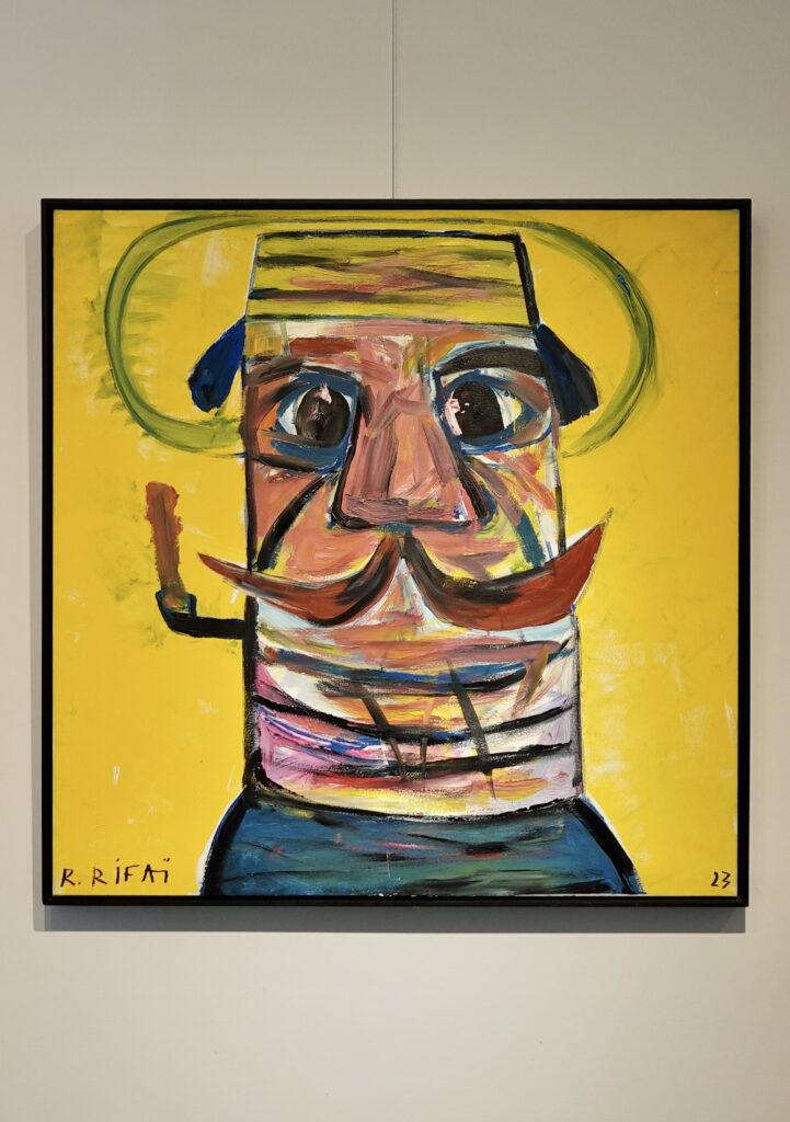 Darwich Abou El Chanab, 2023, Acrylic on Canvas, 100 × 100 cm