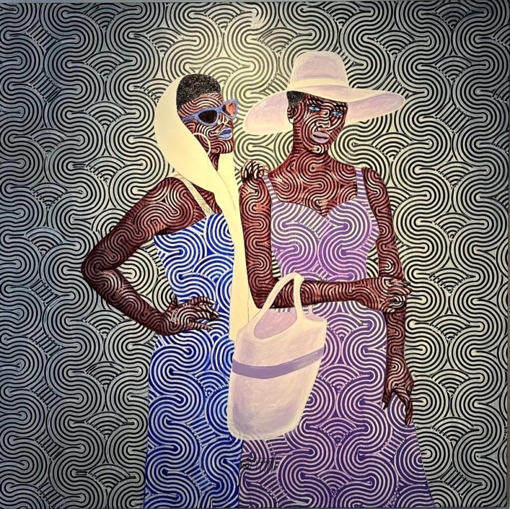 The Bond, 2022, acrylic on canvas, 150 x 150 cm 