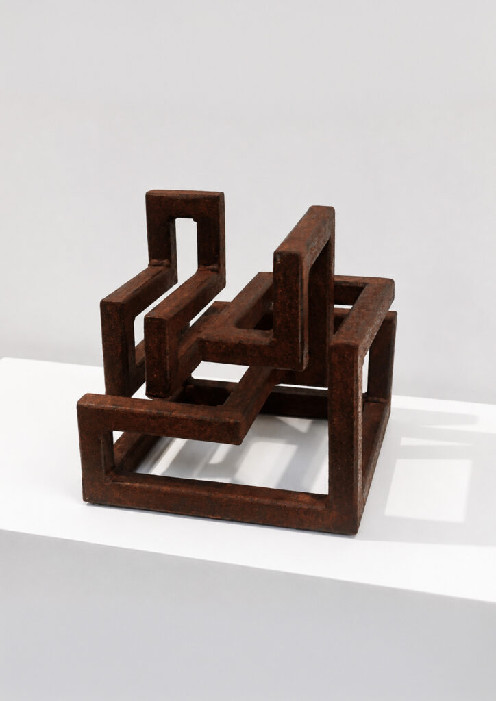 Box 20, corten steel, 20 x 20 x 20 cm 