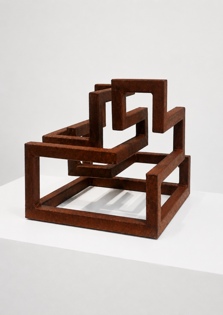 Box 25, 2025, corten steel, 25 x 25 x 25 cm