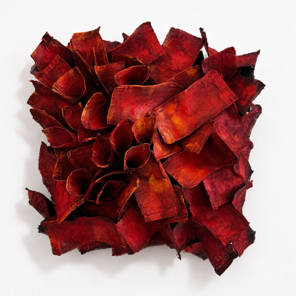 Dynamiek, 2026; Mixed Media; 50 x 50 cm 