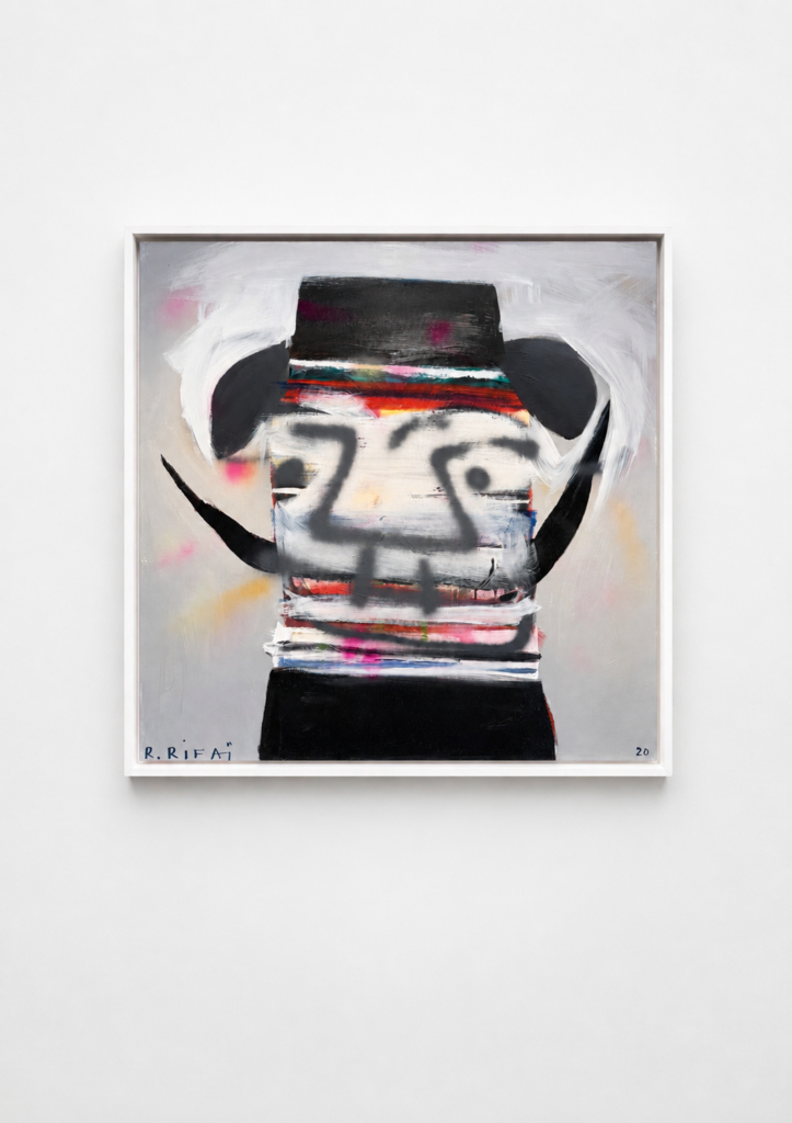 Darwich, 2020, Acrylic on Canvas, 100 x 100 cm