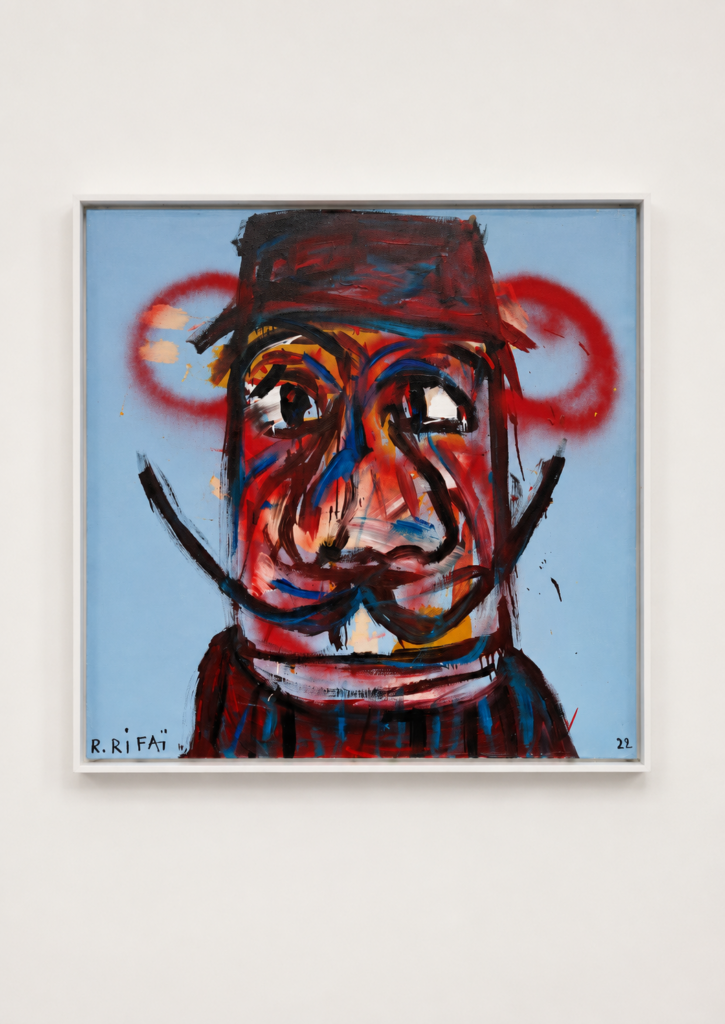 Darwich Abou El Chabad, 2022, Acrylic on Canvas, 100 x 100 cm