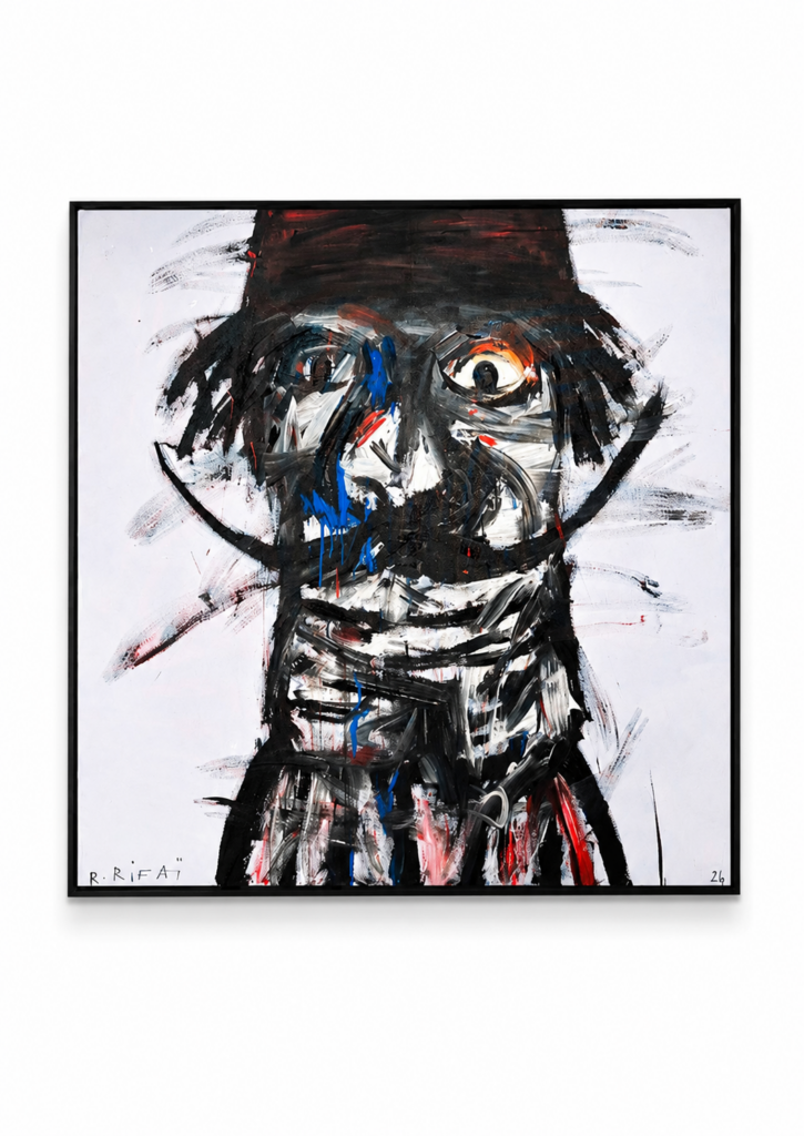 Darwich Grey Shade, 2024, Acrylic on Canvas, 150 x 150 cm