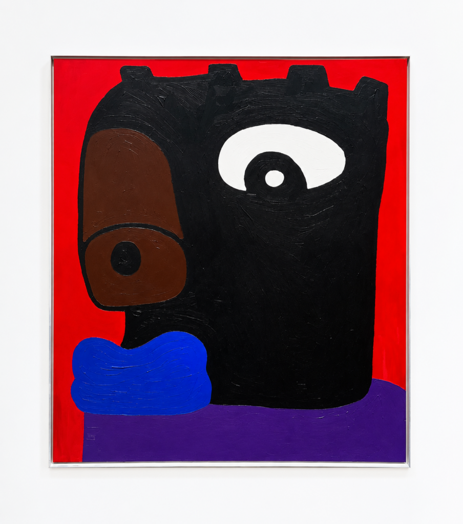 Don't close your eyes to reality, 2022, acrylic on canvas, 177,8 x 152,4 cm