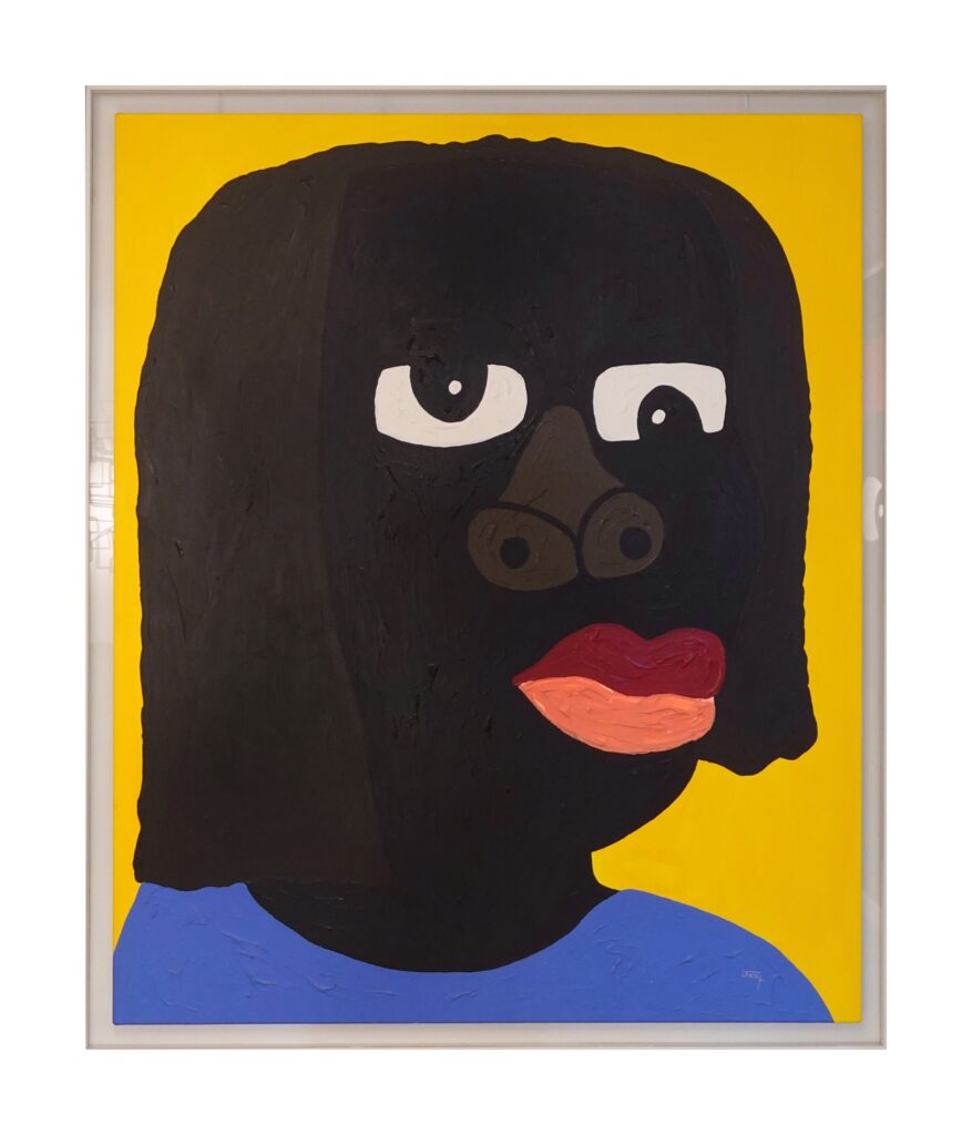 Faces, 2021, Acrylic on Canvas, 150 x 125 cm