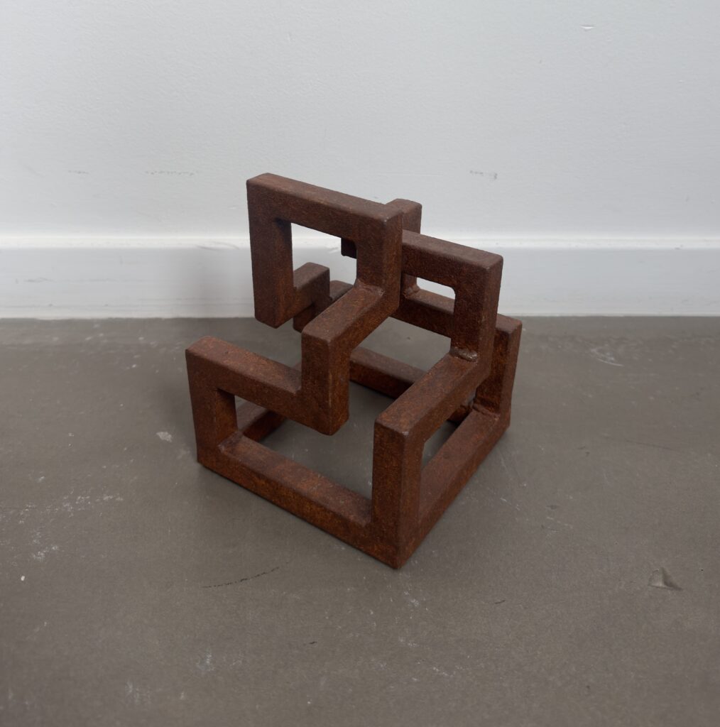 Box 15, 2025, corten steel, 15 x 15 x 15 cm