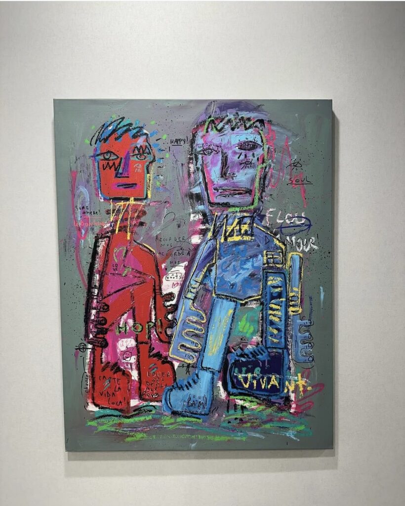 Accorder Nos Accords 2024 Techniques Mixtes sur Toile 114 x 146 cm