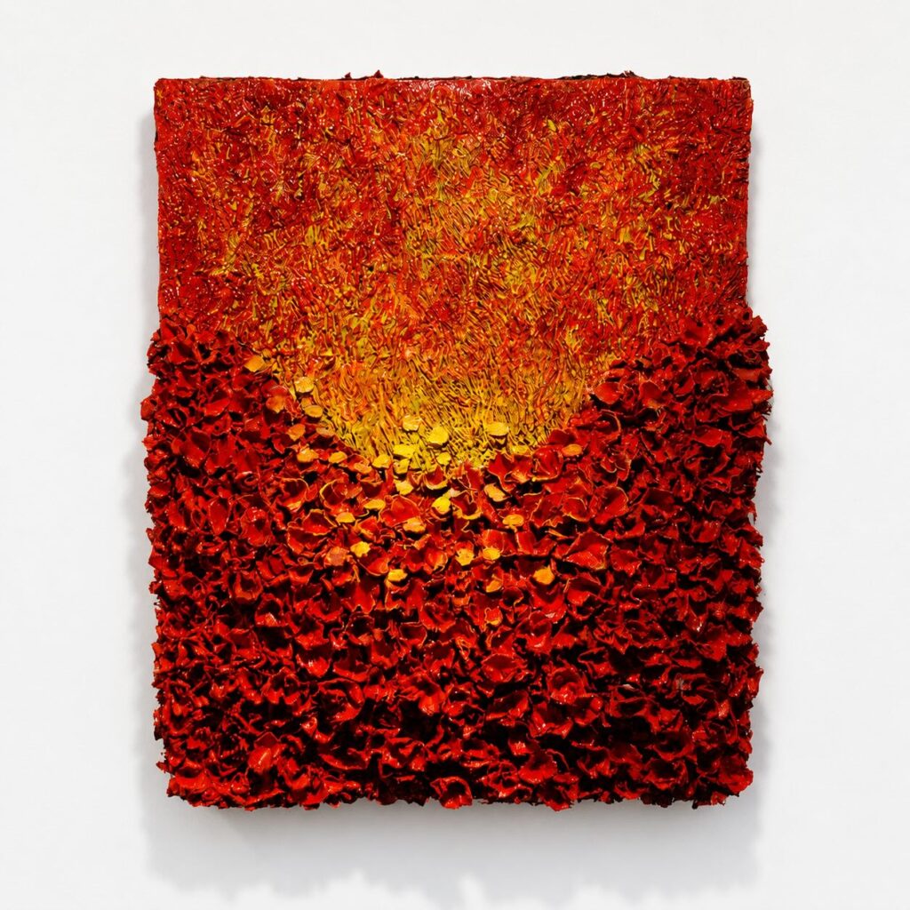 Intense, 2024, Mixed Media, 100 x 80 cm 