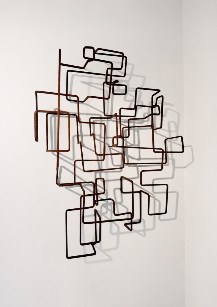 Murale, corten steel, 6 mm thick, 90 × 70 × 15 cm