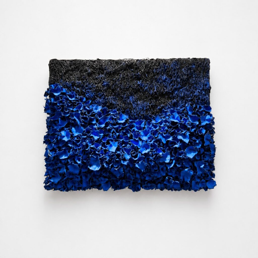 New Blue, 2024, Mixed Media, 80 x 100 cm 