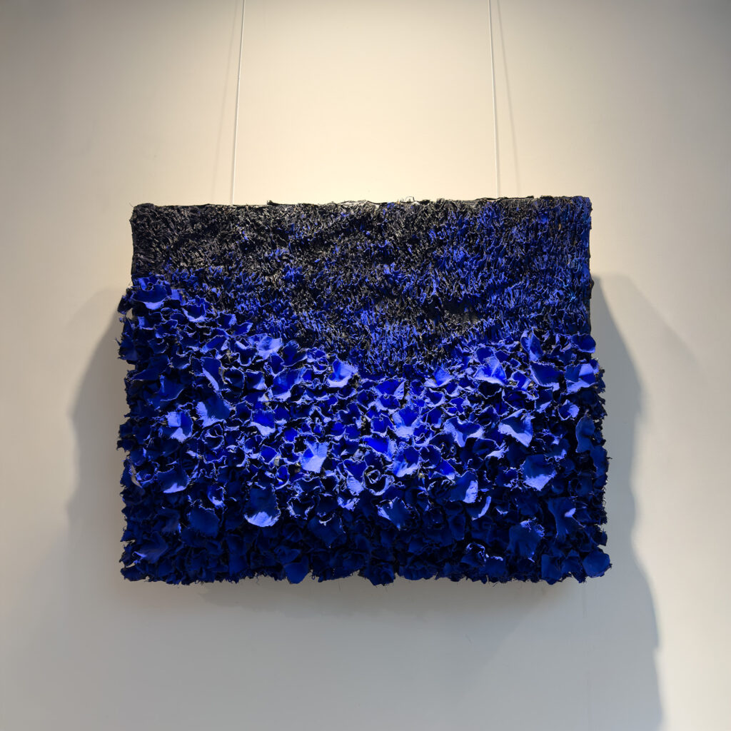 New Blue, 2024, Mixed Media, 80 x 100 cm 