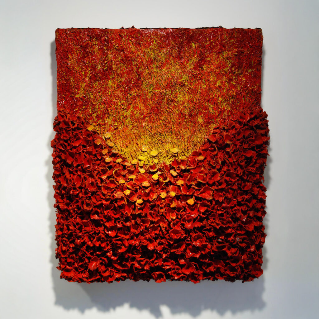 Intense, 2024, Mixed Media, 100 x 80 cm 