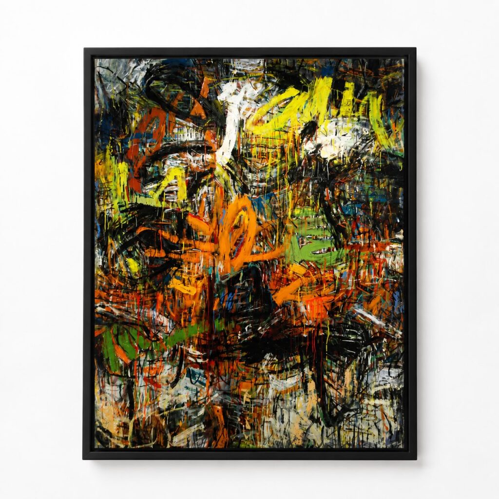 Orange Rio, 2021, oil on canvas, 200 x 150 cm