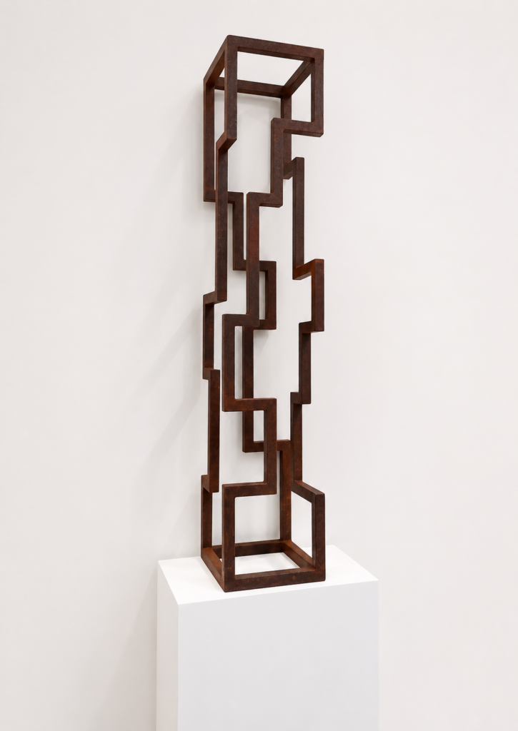 Tour 140, corten steel, 142 × 30 × 30 cm