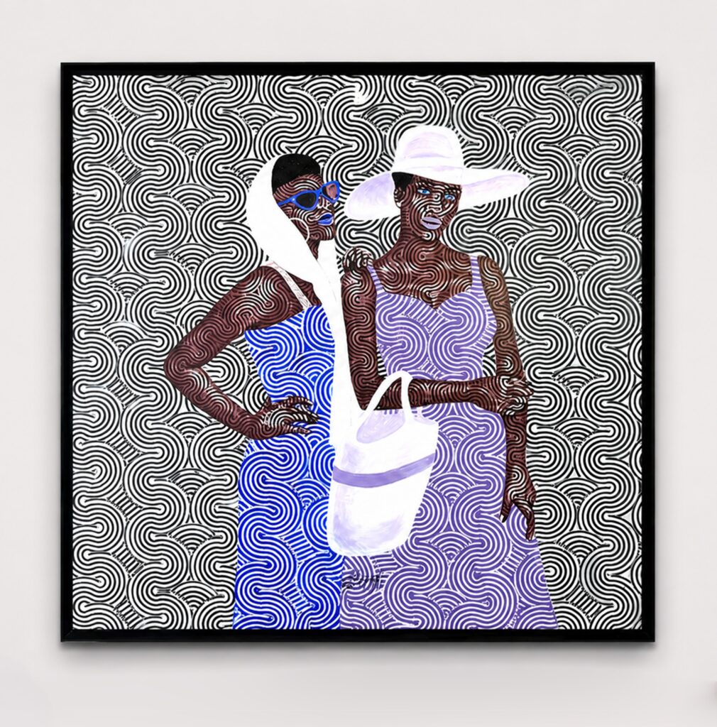 The Bond, 2022, acrylic on canvas, 150 x 150 cm 