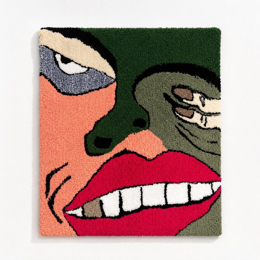 The KAREL Series, 2023, wool & acrylic, 140 x 120 cm