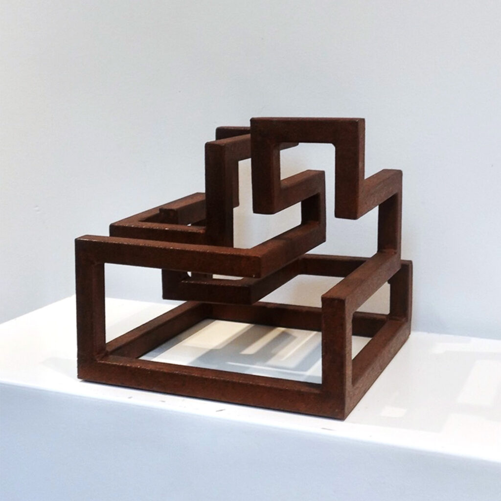 Box 20, corten steel, 20 x 20 x 20 cm