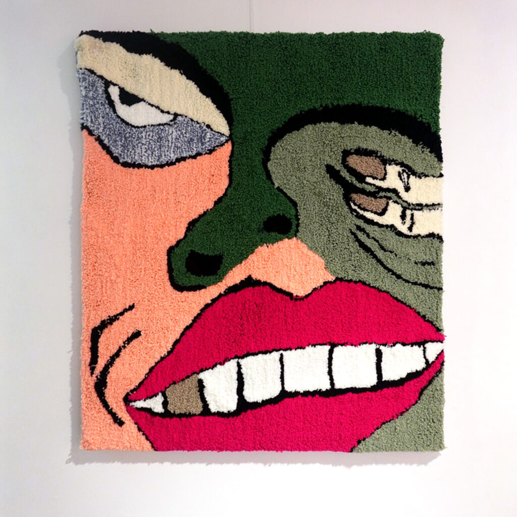 Hanne Arends The KAREL Series 2023 Wool & Acrylic Hand tufted wall hanging 140cm X 120cm