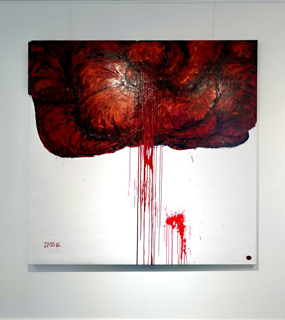 What’s Next, Acrylic on Canvas, 200 x 200 cm 