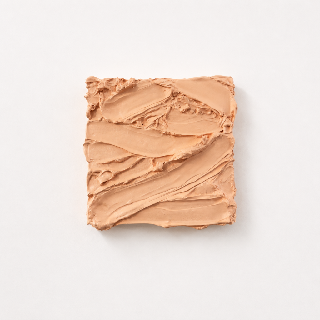 Pamplemousse, 2025, mixed media, 32 x 32 cm 