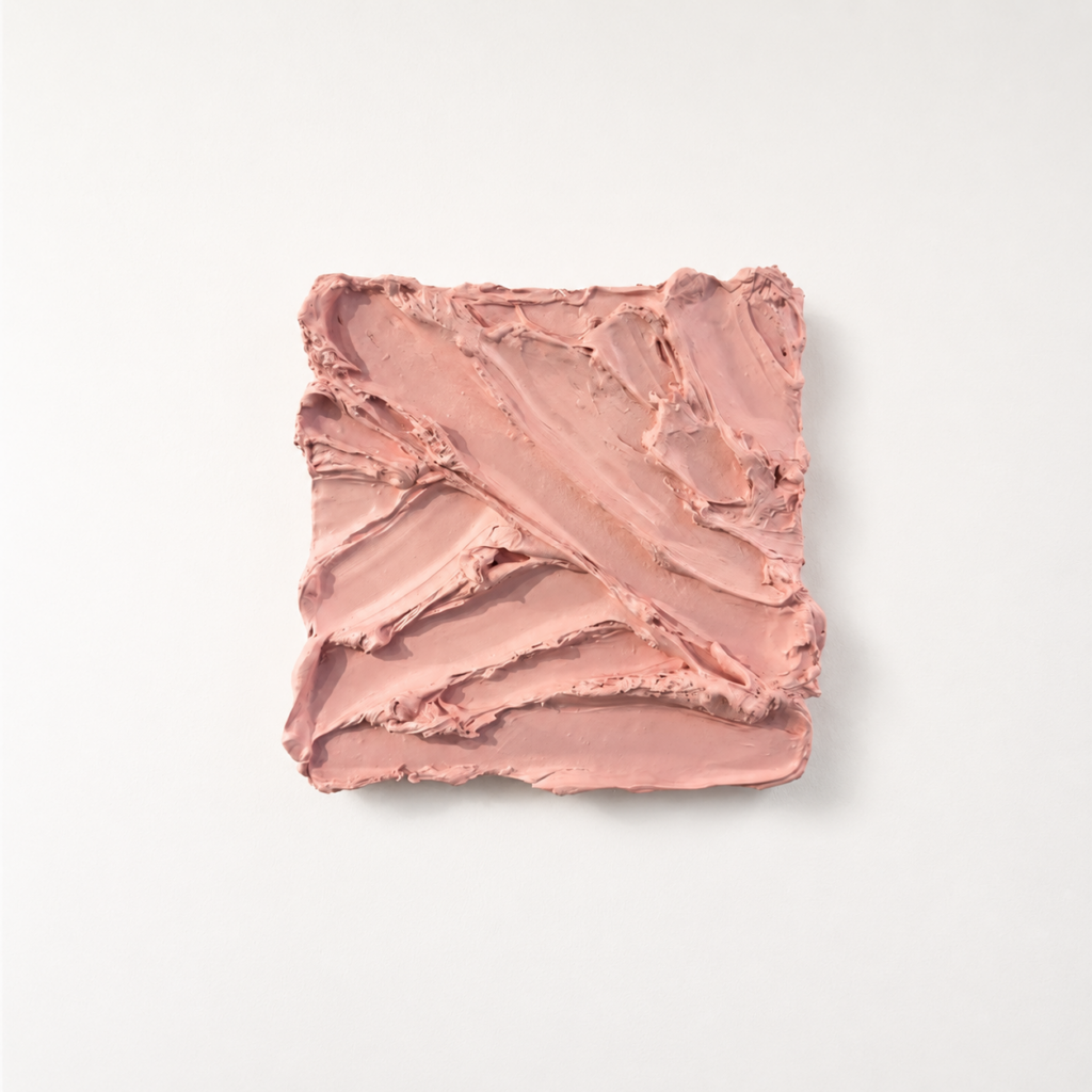Rose Water, 2025, mixed media, 32 x 32 cm  
