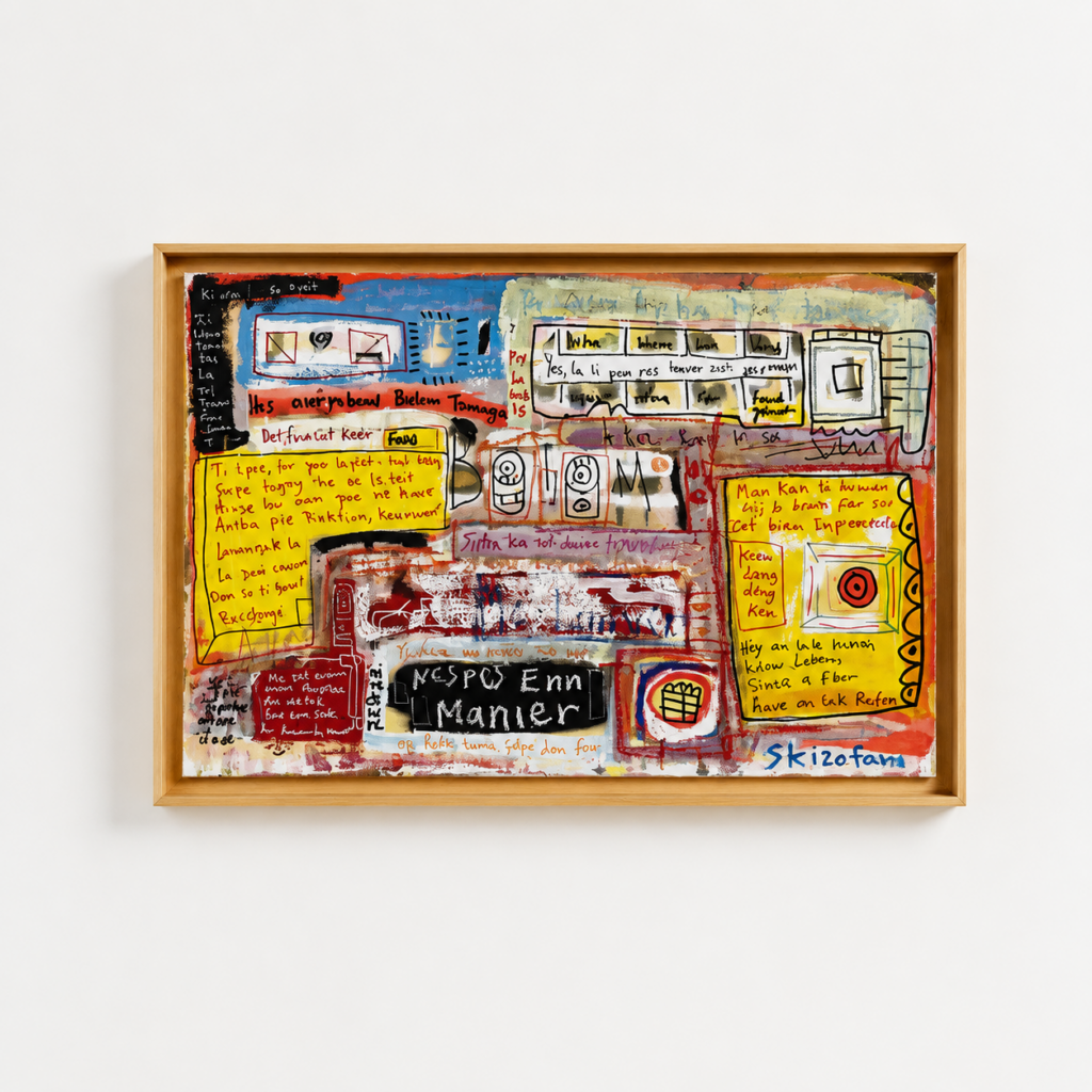 Untitled, mixed media on canvas, 82 x 55,5 cm