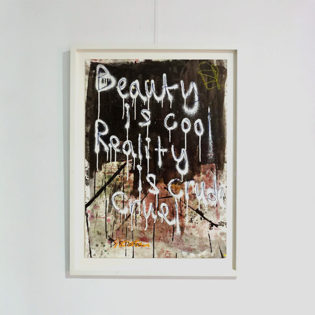 Shake it like Will i am, mixed media on paper, 65 x 88 cm