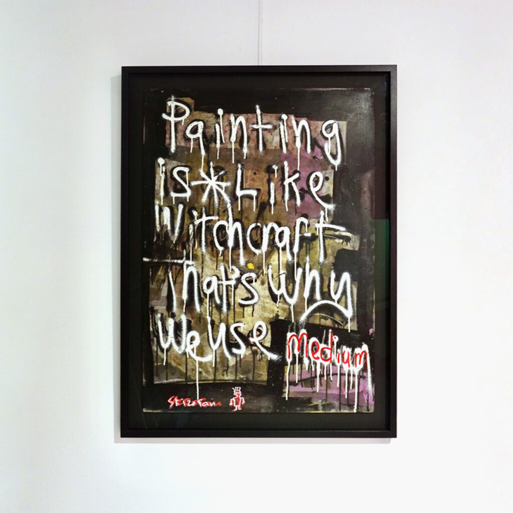 Untitled, mixed media on paper, 83 x 113 cm