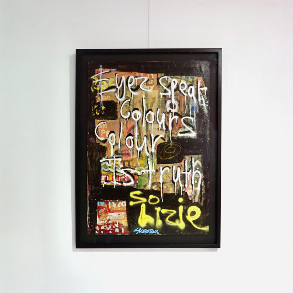 Untitled, mixed media on paper, 83 x 113 cm