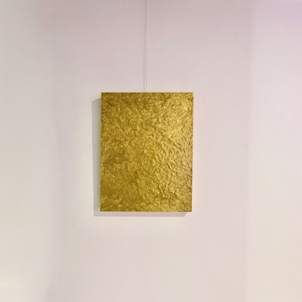 Terra Firma, Beach Bubbles, 2023, resin on wood panel, 46 x 61 cm