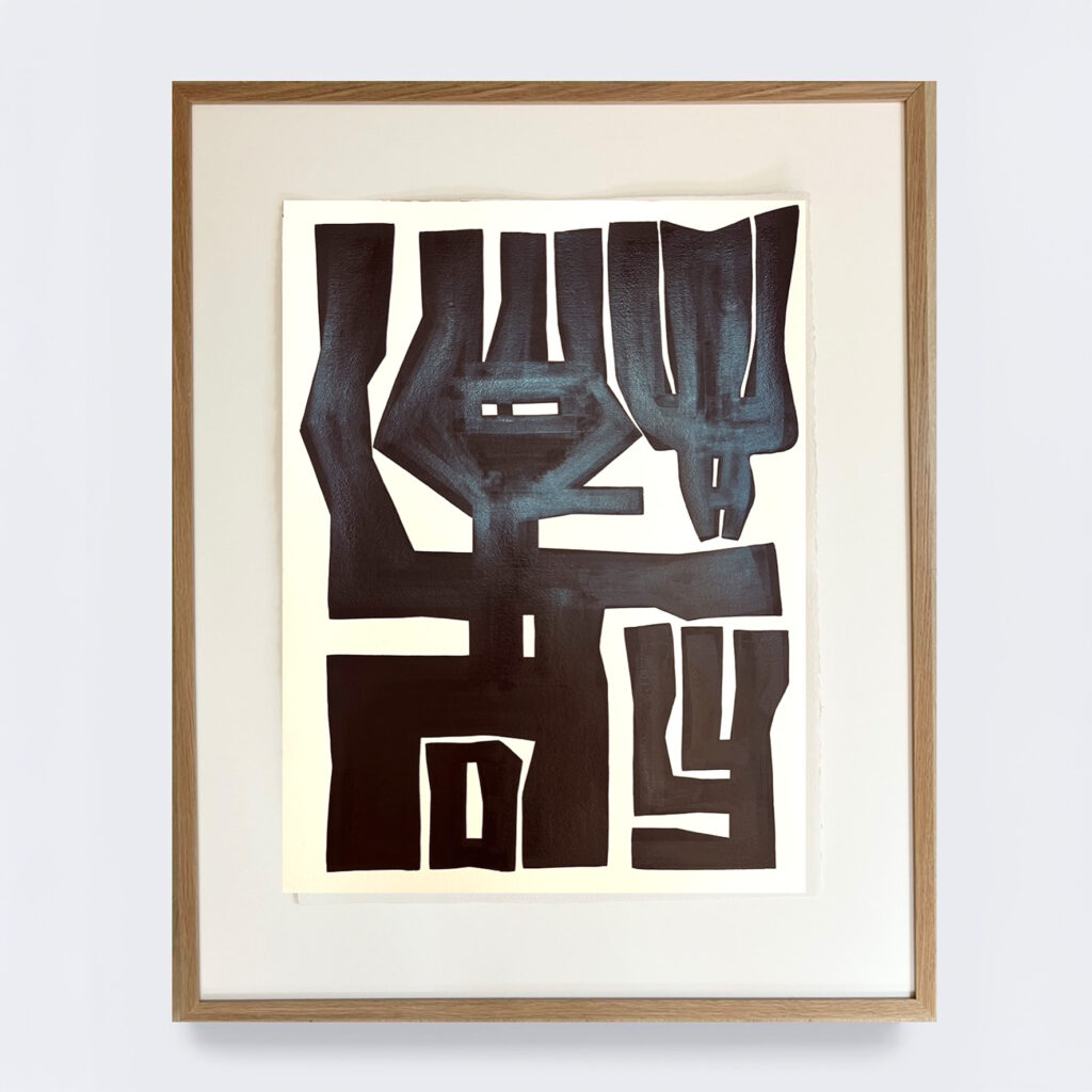 Ehécatl « Custos libertatis », 2024, chinese ink on paper Arches 640g, 83 x 103 x 4 cm