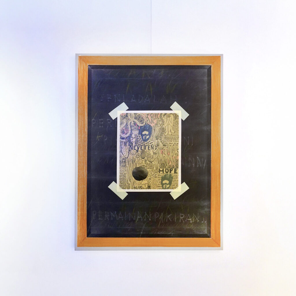 Diary number two, 2024, acrylic on canvas, 120 x 90 cm