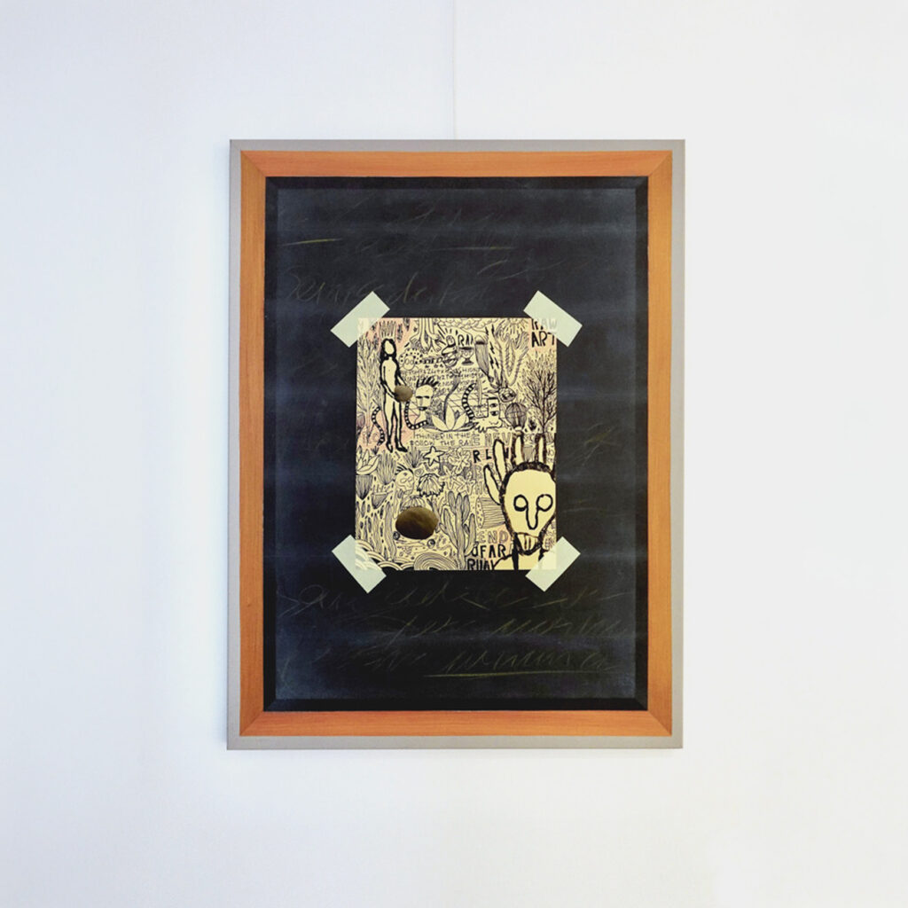 Diary number one, 2024, acrylic on canvas, 120 x 90 cm