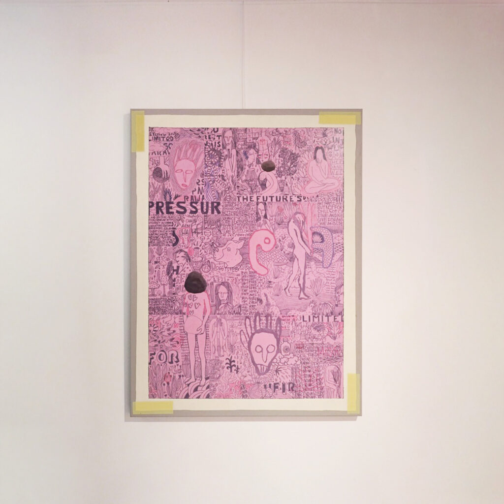 Untitled, 2024, acrylic on canvas, 90 x 120 cm